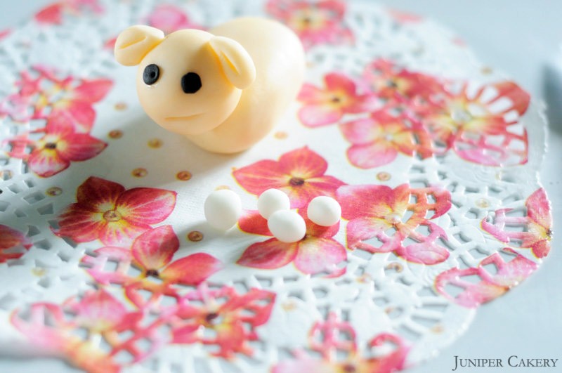 Tutorial Tuesday: How to create a sugarpaste lamb for St. David's Day!