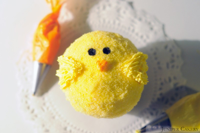 Tutorial Tuesday: How to make an Easter chick cupcake