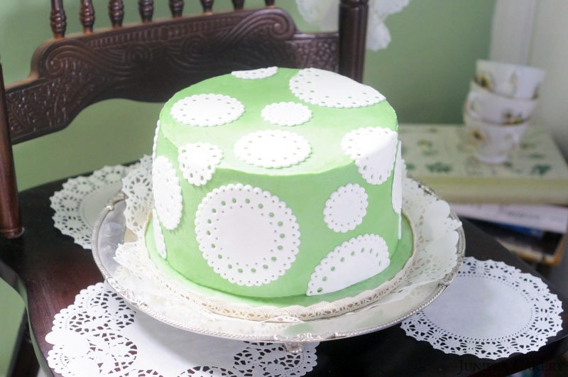 Crème de Menthe Cake In partnership with The Happy Egg Co.