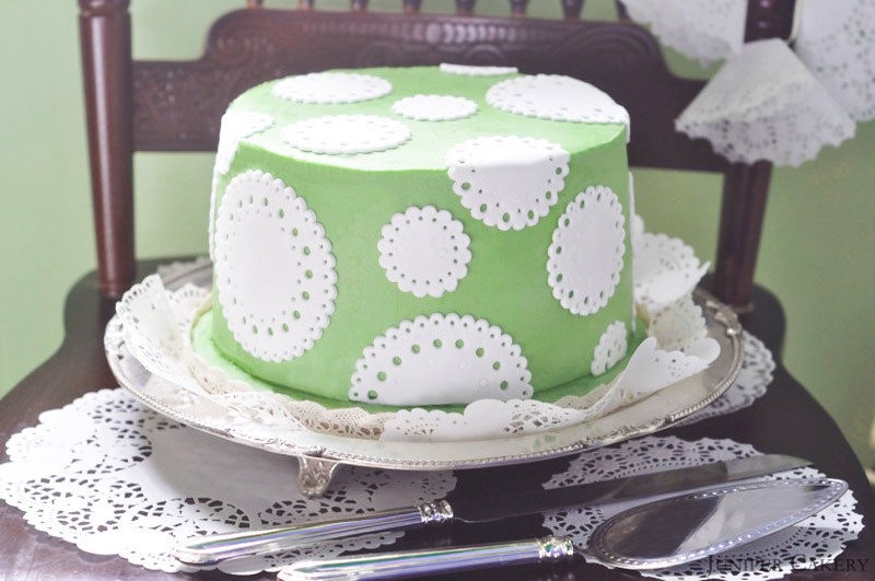 Crème de Menthe Cake In partnership with The Happy Egg Co.