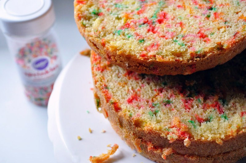 Easter tutorial week: How to make a confetti cake!