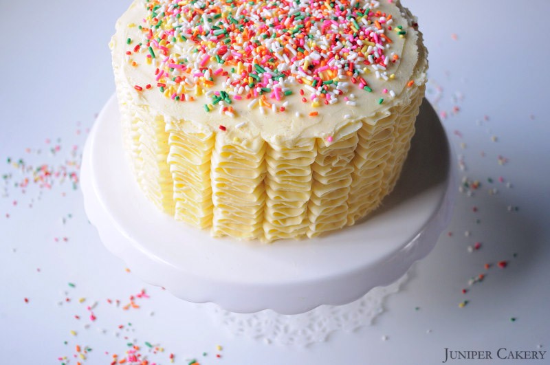 Easter tutorial week: How to make a confetti cake!