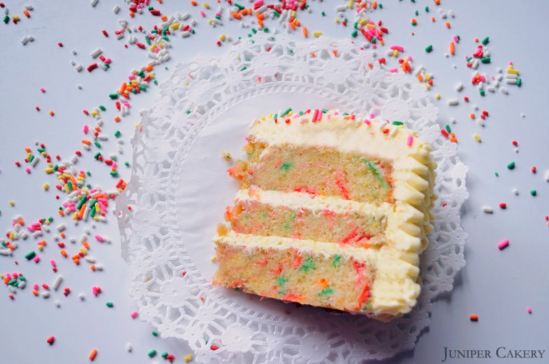 Easter tutorial week: How to make a confetti cake!