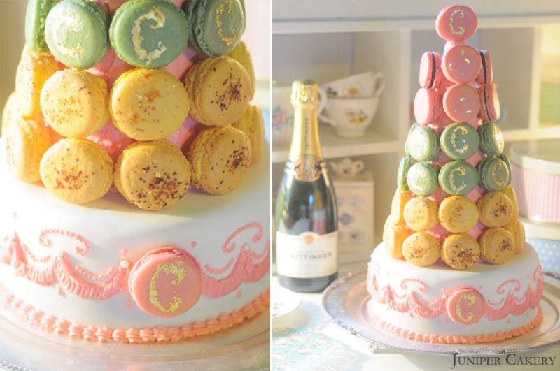 Macaron Tower Cake Made Using Tala Cake Marker