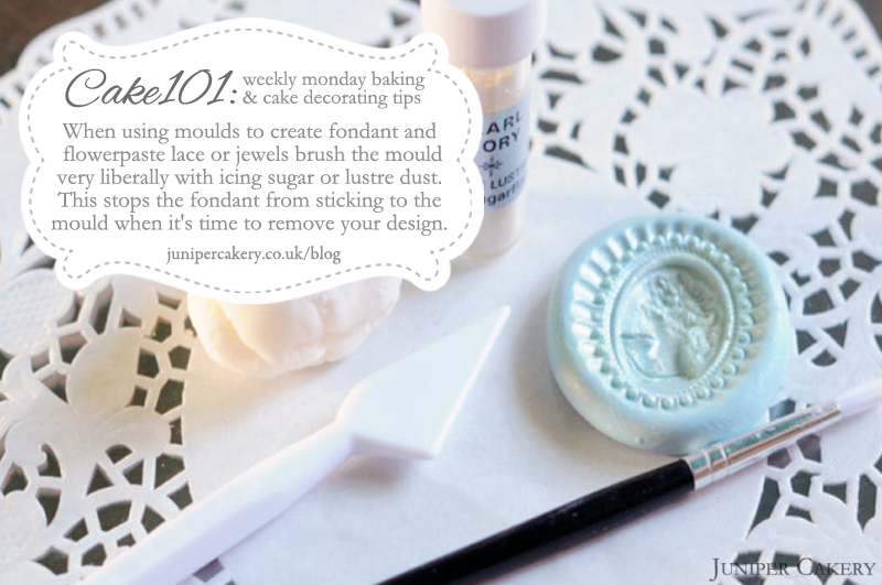 CAKE101: How to stop fondant from sticking to moulds!