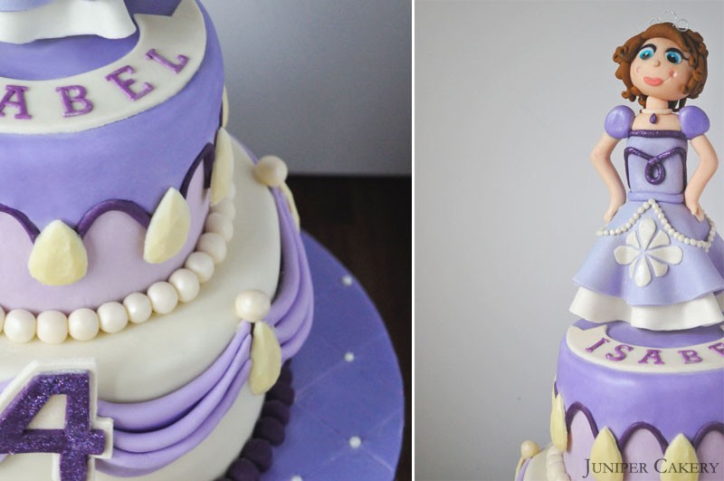 Sofia the First birthday cake