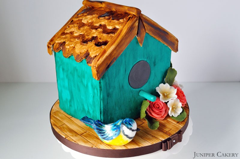 Bird House Cake