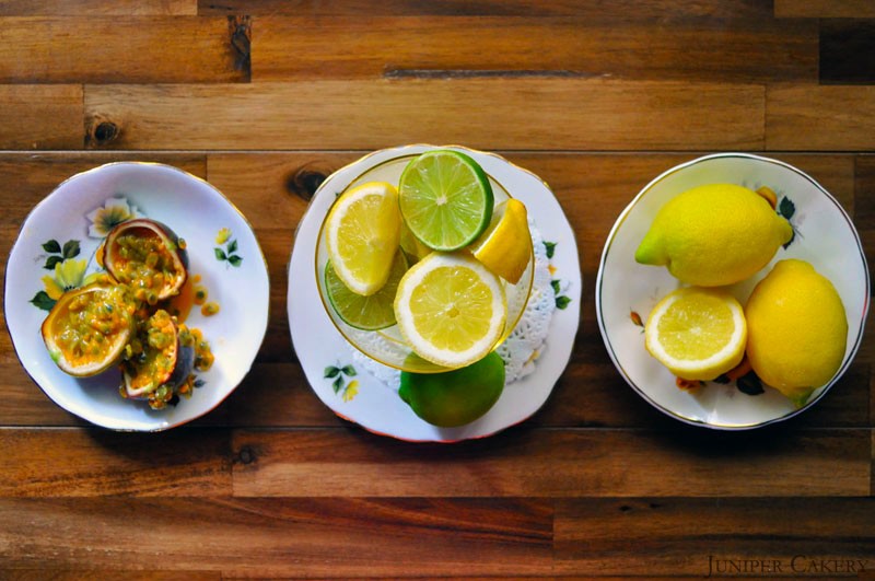 Lemon, Lime and Passion Fruit Cake