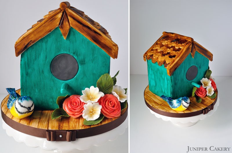 Bird House Cake