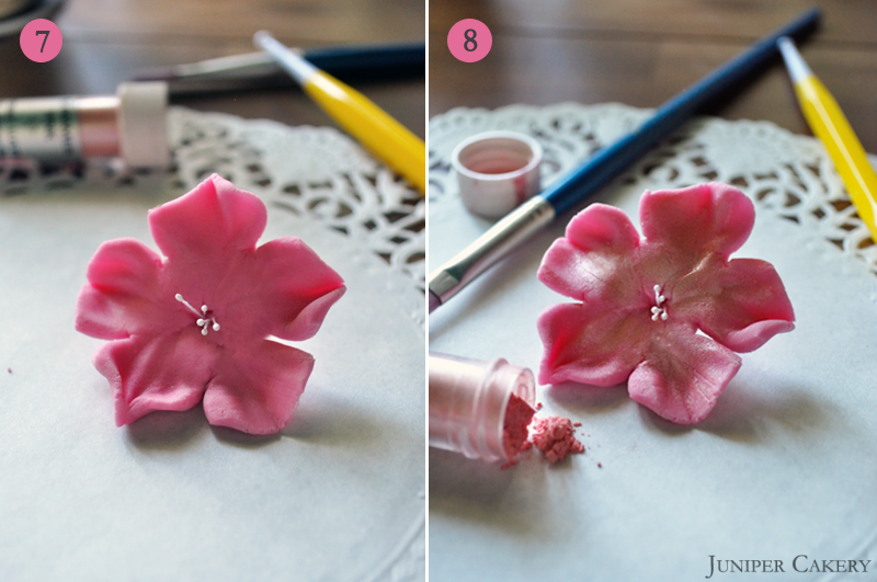 How to make fondant cherry blossoms