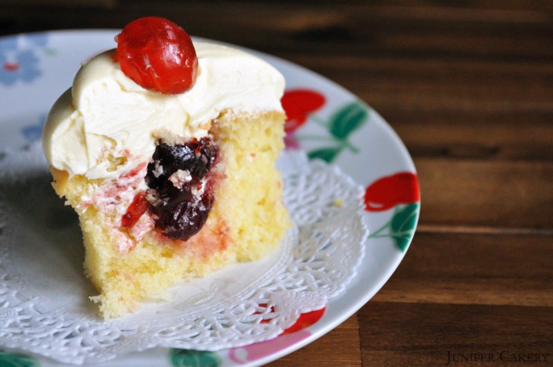 Cherry Bakewell Cupcake Recipe