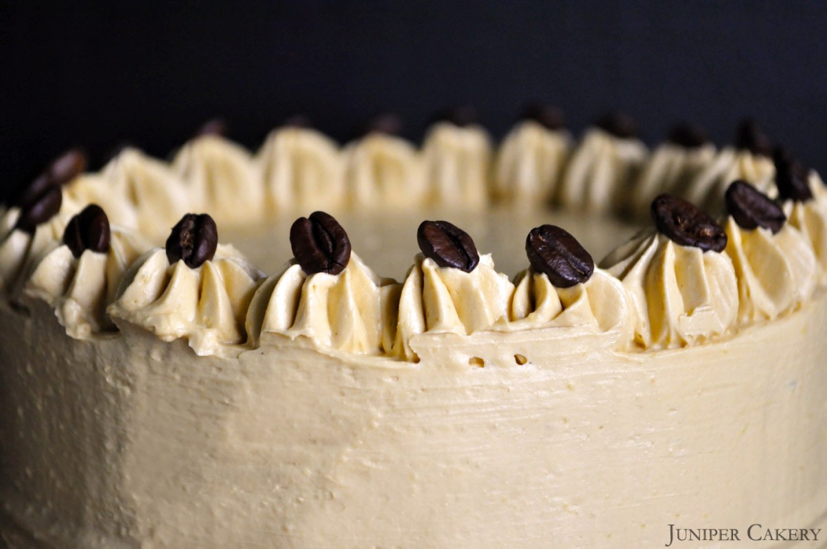 Coffee, Brown Sugar and Caramel Cake