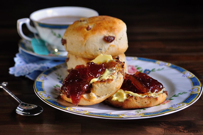 Earl Grey, Apricot and Sultana Scones