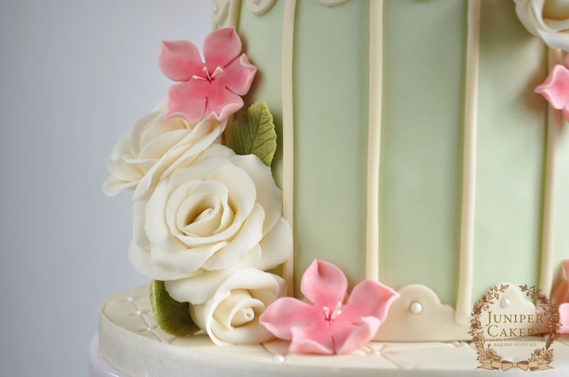 Floral Birdcage Cake by Juniper Cakery