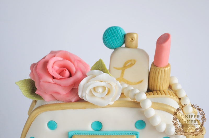 Cosmetics and Jewels Cake by Juniper Cakery