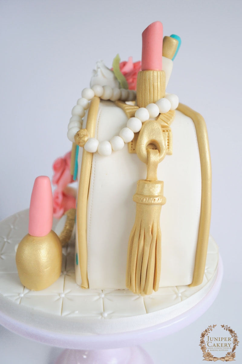 Cosmetics and Jewels Cake by Juniper Cakery