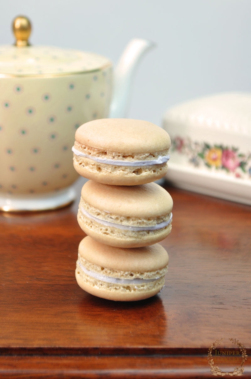 Juniper Cakery's Honey and Lavender Macarons