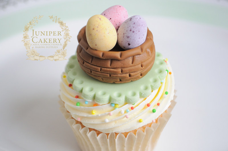 Sweet Easter basket tutorial by Juniper Cakery