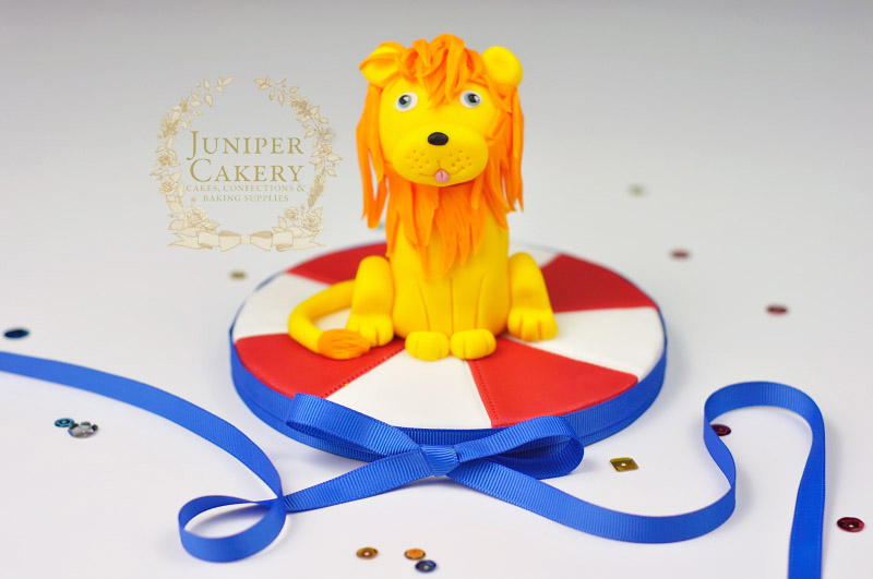 Fondant lion cake topper tutorial