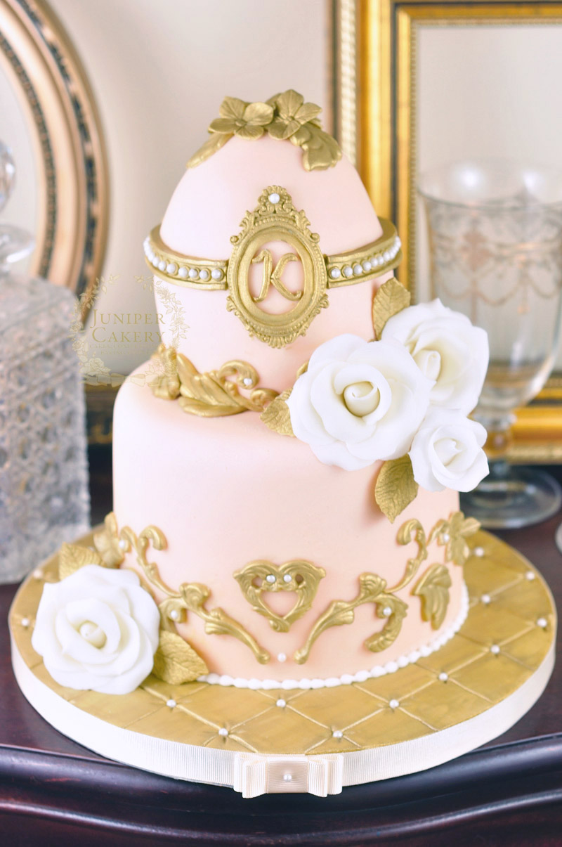 Faberge Egg Cake by Juniper Cakery