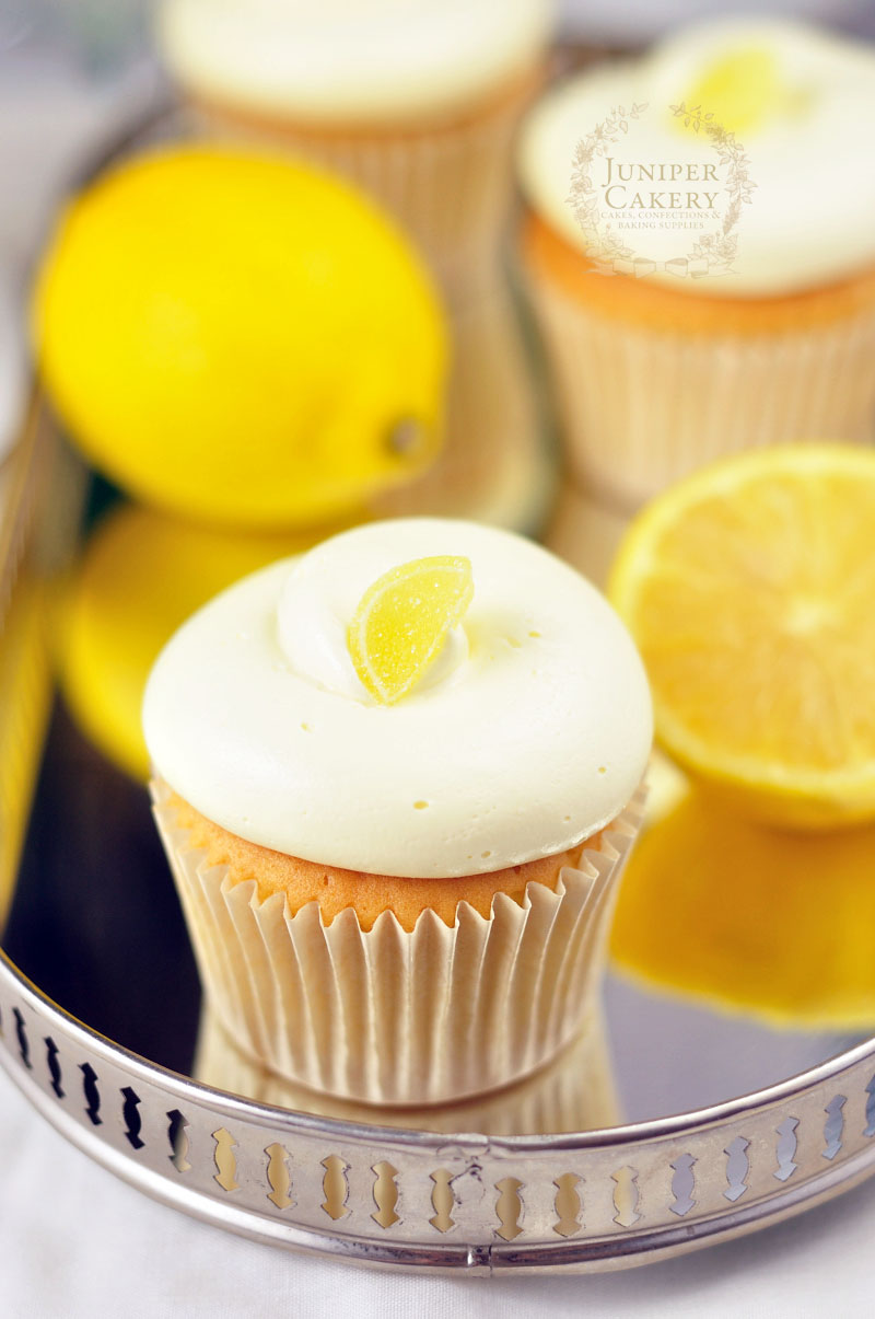 Gorgeous lemon cupcake by Juniper Cakery