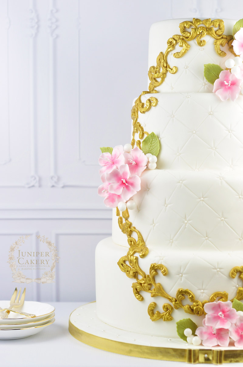 Golden wedding cakes yorkshire