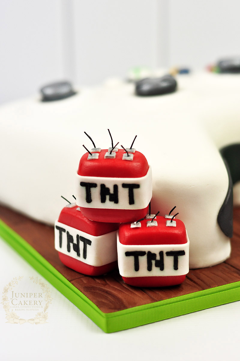 Fun oversized xbox controller cake by Juniper Cakey