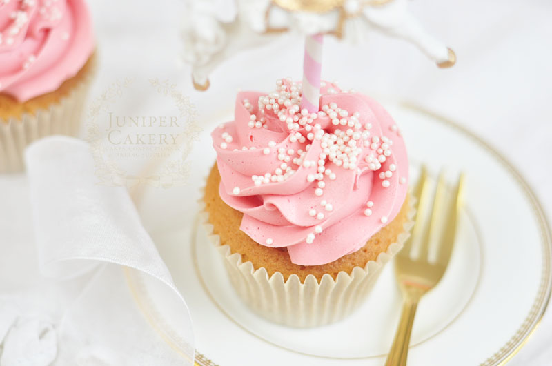 Strawberry Milkshake Cupcake by Juniper Cakery