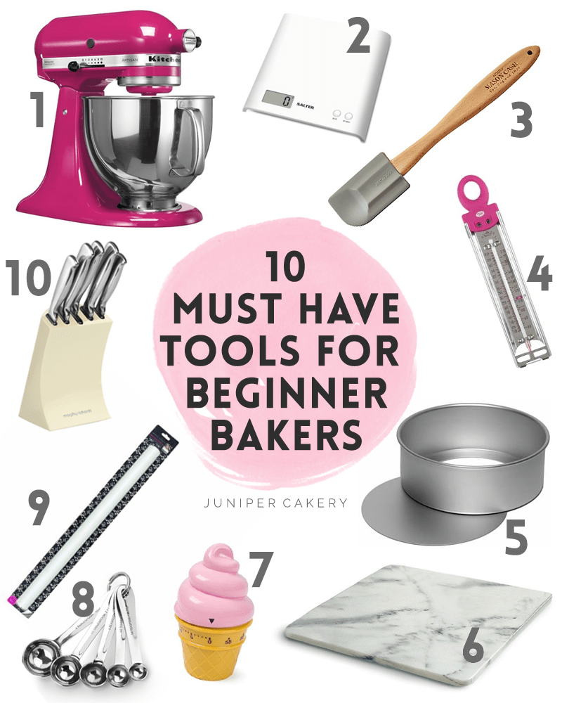 Top 10 must have baking tools for beginner bakers