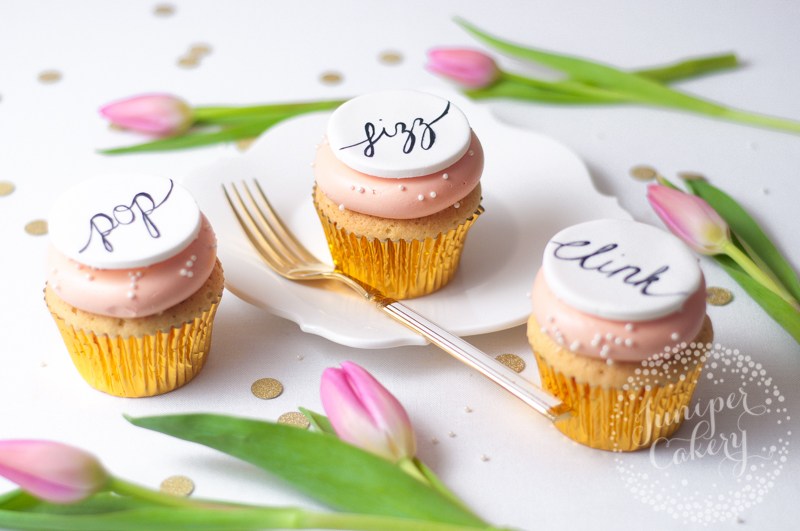 Tips for painting calligraphy onto cake by Juniper Cakery