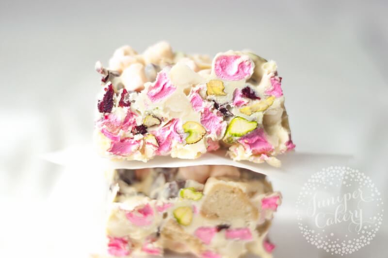 Rocky road with white chocolate from Juniper Cakery