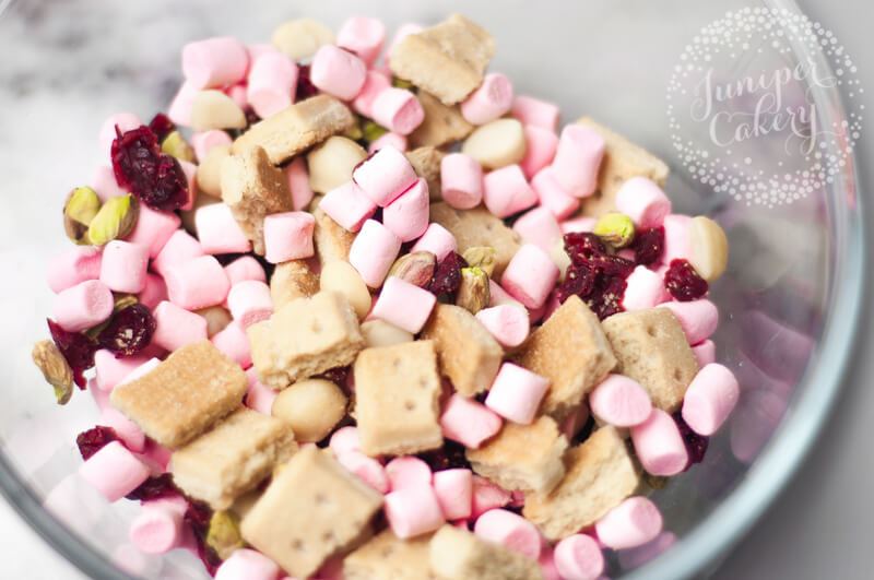 Festive rocky road recipe from Juniper Cakery