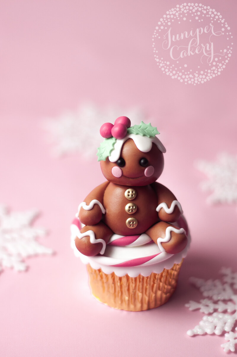 Learn how to make a gingerbread character form fondant