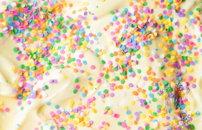 Bright Lemon Funfetti marshmallows recipe by Juniper Cakery