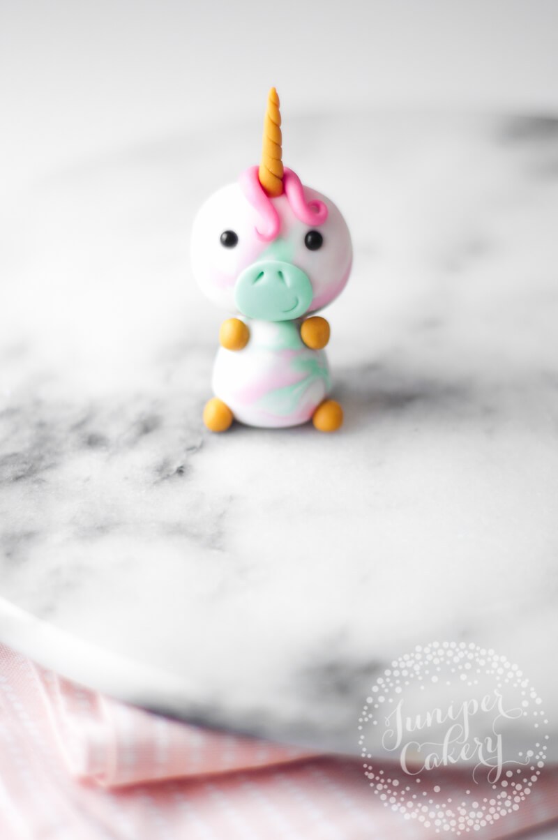 Create a cute unicorn cupcake with this tutorial from Juniper Cakery