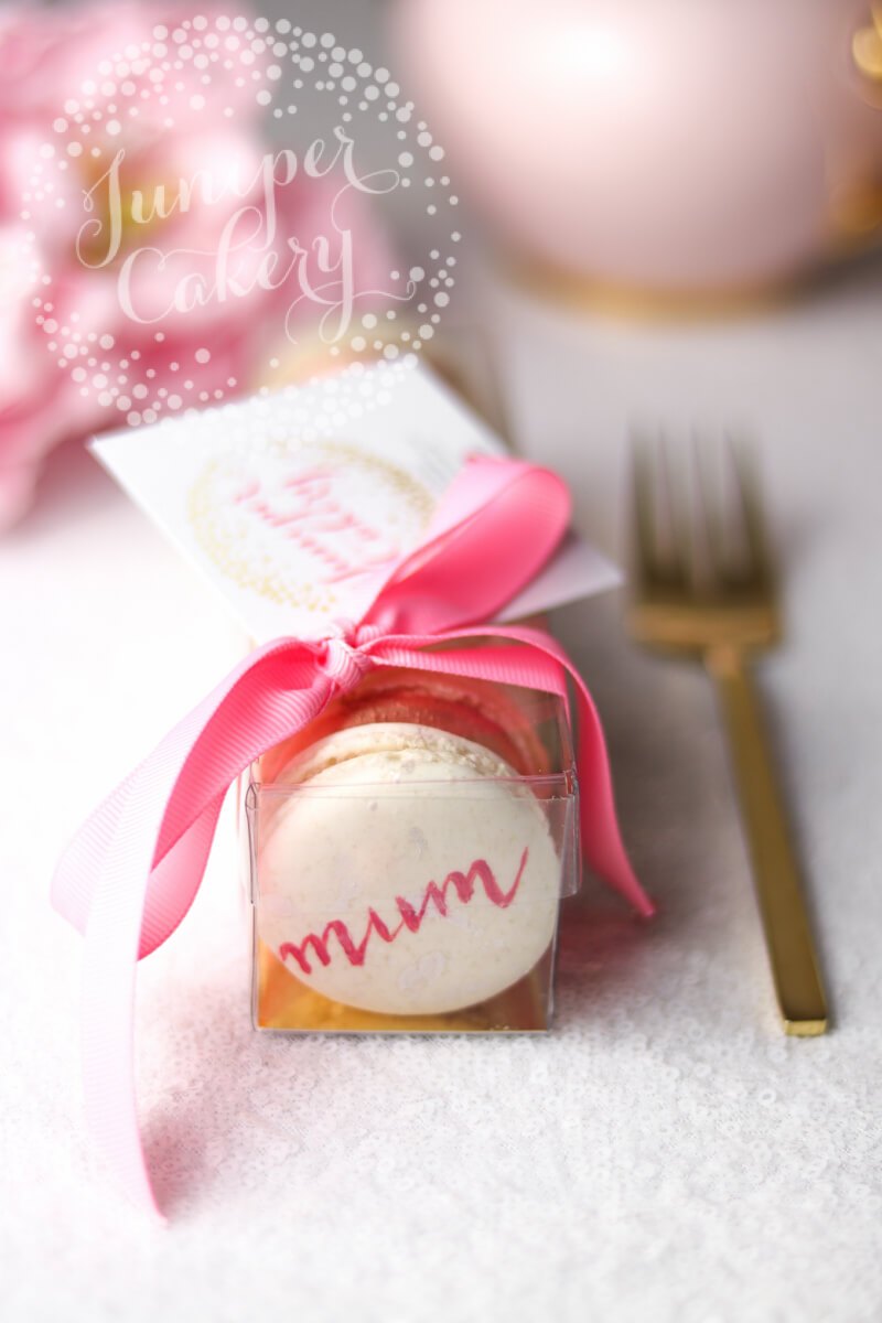 Happy Mother's Day macarons in Hull by Juniper Cakery