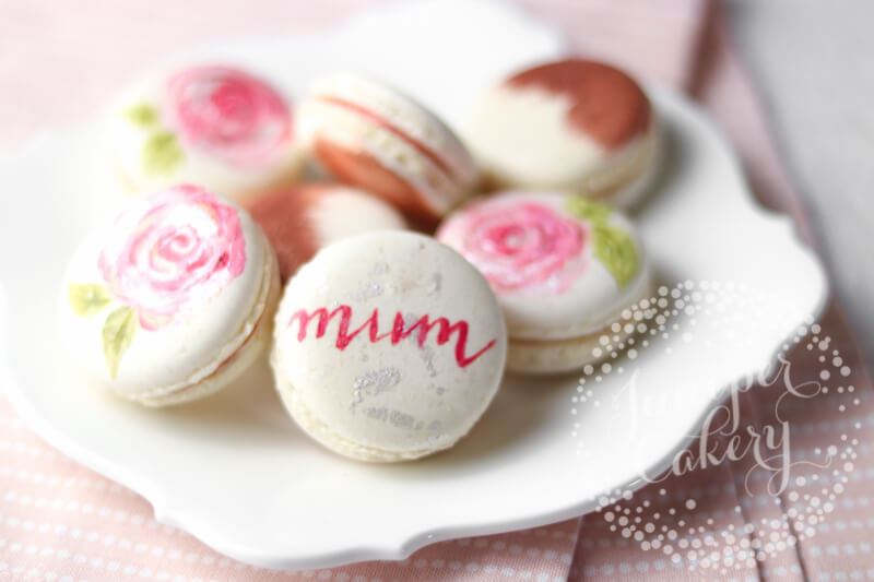 Mother's Day macarons in Yorkshire by Juniper Cakery