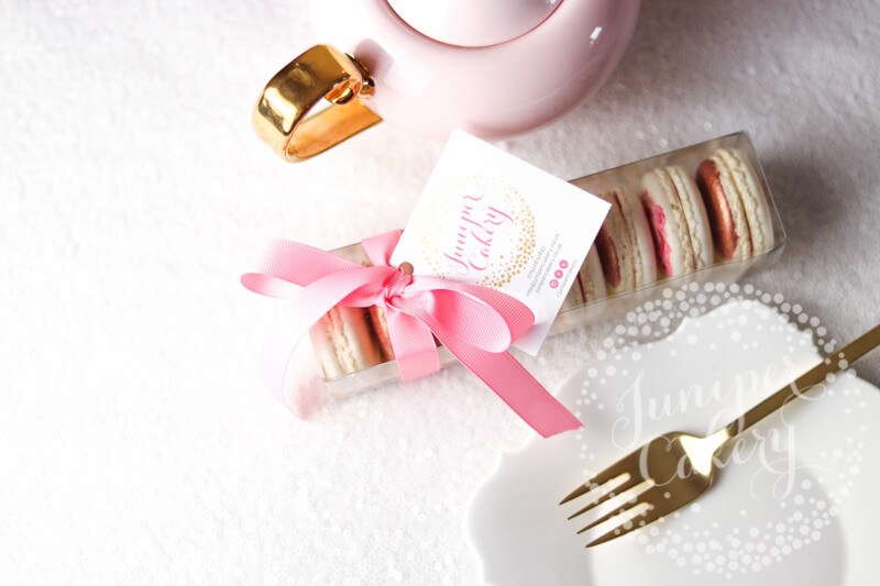 Cute Mother's Day macarons by Juniper Cakery