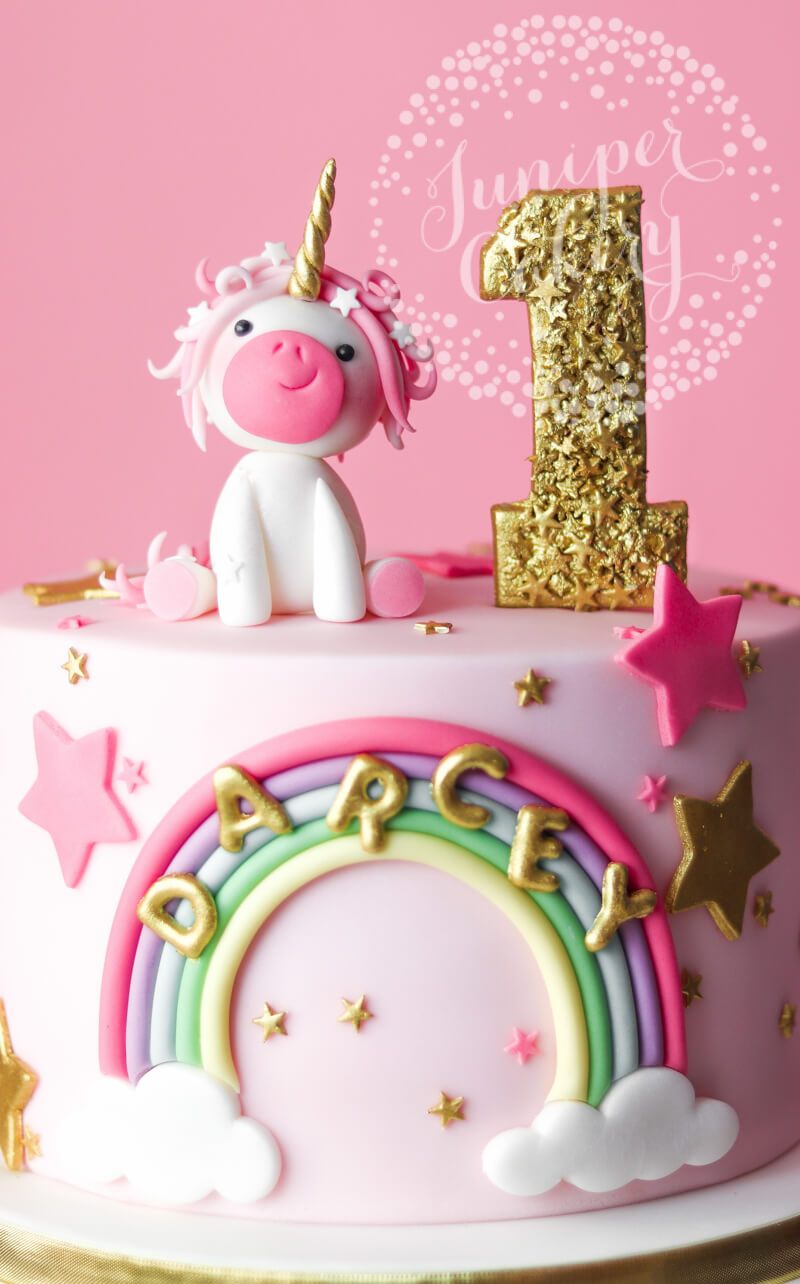 Unicorn cake by Juniper Cakery